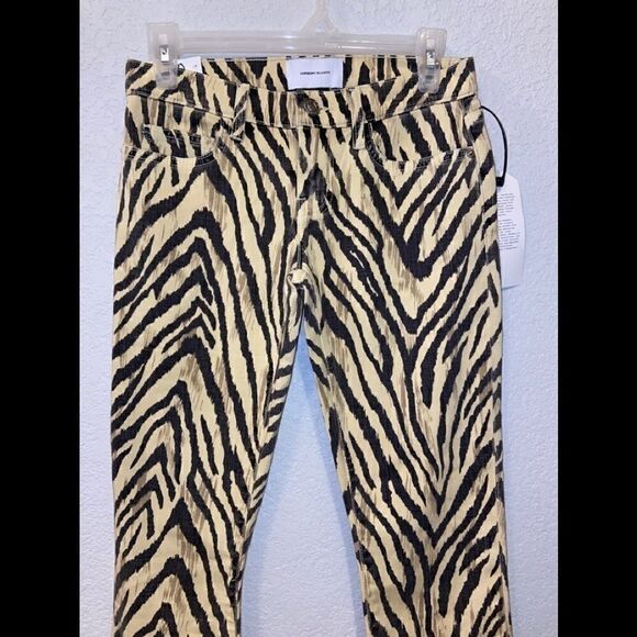 Current Elliot The Ruby Crop Zebra Print Jean sz 23‎ - Picture 4 of 11